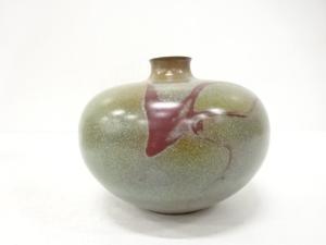 般若勘渓造 青銅 平丸型 花瓶 | 宗 sou::お茶道具・着物のお店